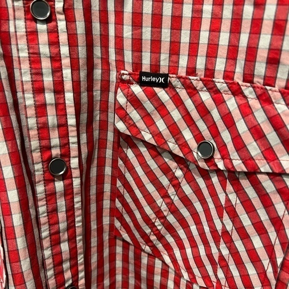 Men’s Hurley Long Sleeve Button Down Size XL - Picture 2 of 7